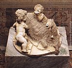 The Goat Amalthea with the Infant Jupiter and a Faun by Gian Lorenzo Bernini